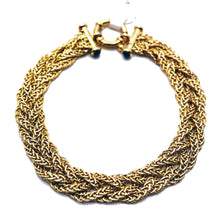 Load image into Gallery viewer, 14KT Woven Braid Gold Bracelet