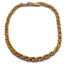 Load image into Gallery viewer, 18KT Yellow Gold Braid Bracelet