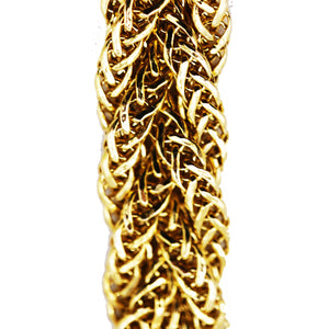 14KT Woven Braid Gold Bracelet