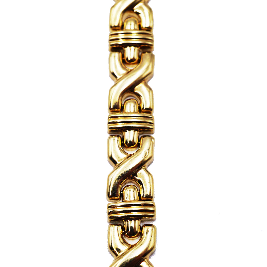14KT Gold X-Link Bracelet
