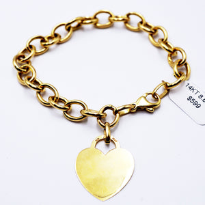 Gold Charm Bracelet