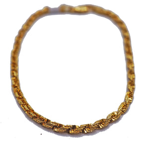 18KT Yellow Gold Braid Bracelet