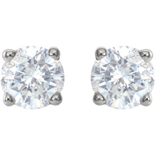 Load image into Gallery viewer, .90 CTW Diamond Stud Earrings