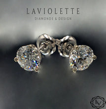 Load image into Gallery viewer, 1.64 CTW Diamond Stud Earrings
