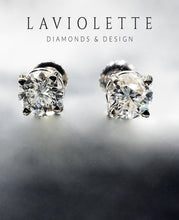 Load image into Gallery viewer, 2.00 CTW Diamond Stud Earrings